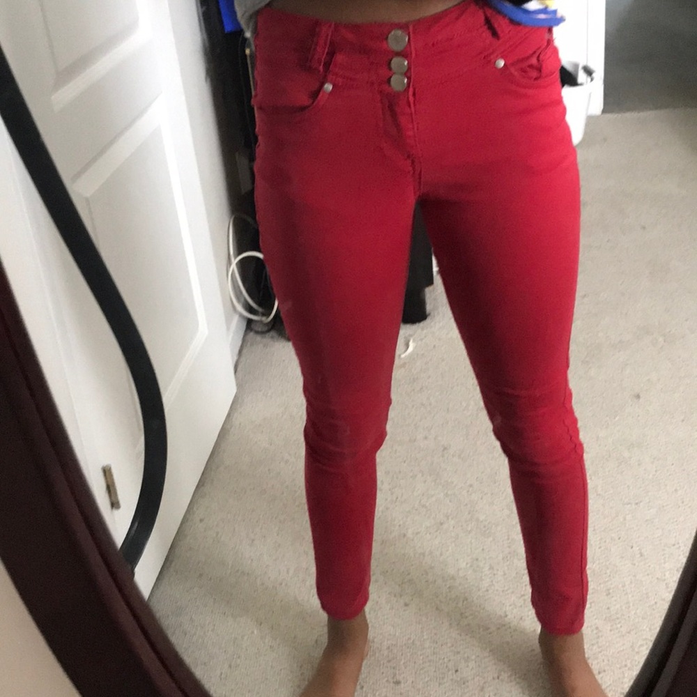 Red jeggings  (Jean/Leggings)